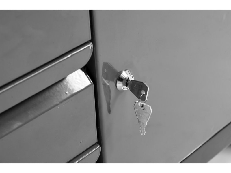 Верстак с тумбой VOREL 58455, 1160х600х840 мм, 5 ящиков