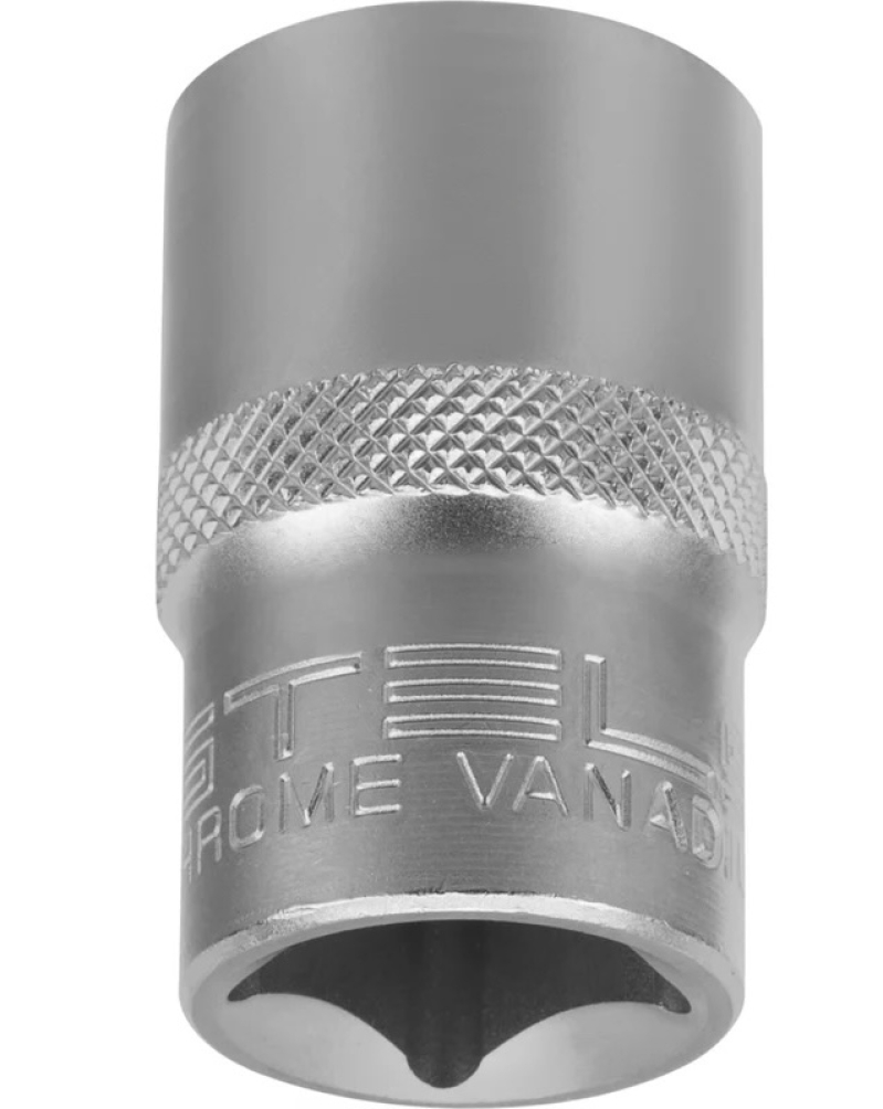 Головка торцева 30 мм під квадрат 12.5 мм хром, Stels