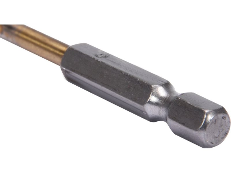 Сверло по металлу HSS-TiN 4 мм HEX 1/4" YATO YT-44757, DIN 338, 95 мм
