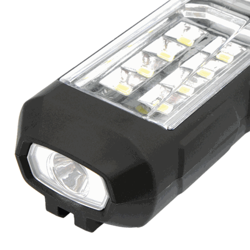 Светильник для мастерской 2-в-1 YATO YT-08513, 280 лм, 8+1 LED, 3xAA