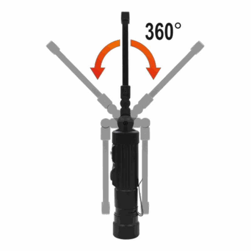 Светильник для мастерской COB LED VOREL 82734, 3+3 Вт, 300 лм, АКБ USB
