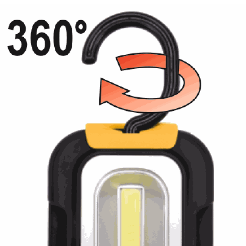 Светильник для мастерской поворотный COB LED VOREL 82724, 3 Вт, 150 лм
