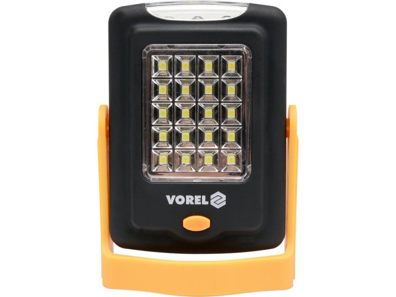 Светильник для мастерской поворотный VOREL 82730, 20+3 LED, 3xAAA