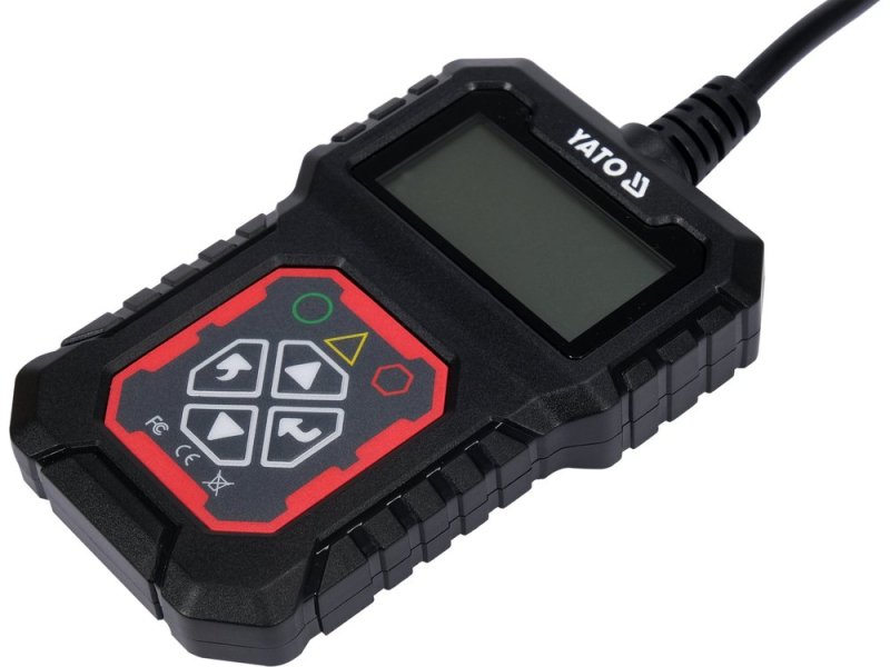 Тестер диагностический OBD/EOBD автомобиля YATO с LCD-дисплеем (YT-72978)