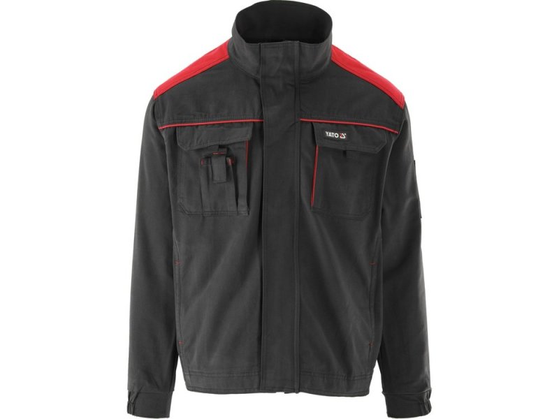 Толстовка рабочая COMFY YATO YT-79230, размер S, черно-красная, 300 г/м²