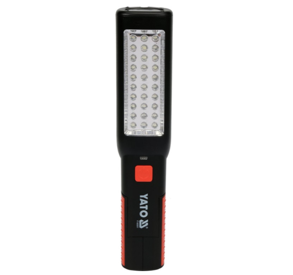 Світильник переносний світлодіодний YATO 30/7 LED акумулят. 3,7 V з зарядкою 
від 220/ 12 V