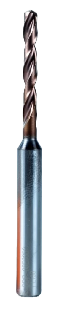 Сверло ц/х ф 2.5 мм монолитное твердосплавное 42/14 с покрытием TiXCo