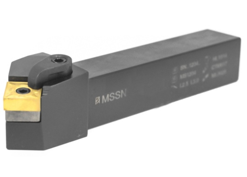 Резец проходной с механическим креплением квадратной твердосплавной 
пластины 25х25х150 MSSNR 2525 M12 под пластину SNM. 1204.. Beltools