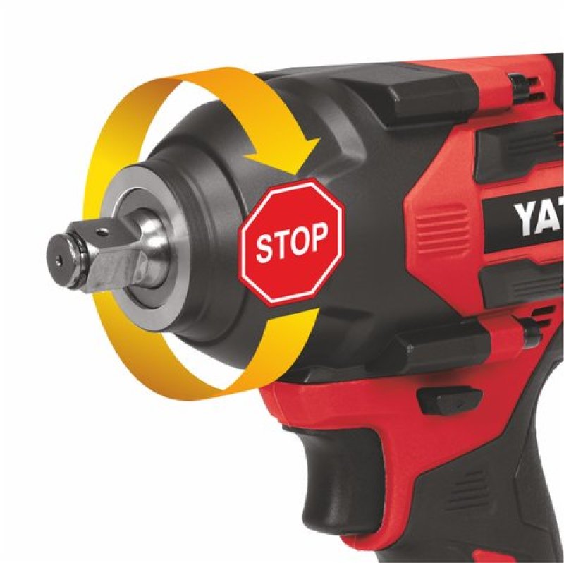 Винтоверт ударный аккумуляторный HEX 1/4" 230 Н·м YATO YT-82798, 4 А·ч