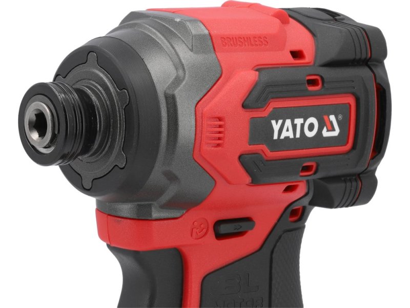 Винтоверт ударный аккумуляторный HEX 1/4" 230 Н·м YATO YT-82798, 4 А·ч