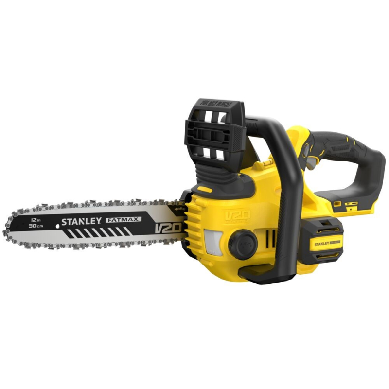Аккумуляторная пила цепная FATMAX V20, шина 30 см, акум. 4,0А + зарядное 
устройство 2А