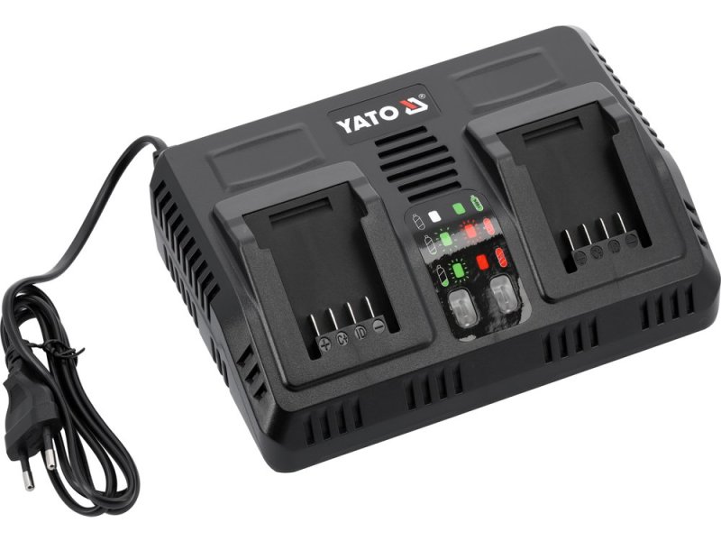 Зарядное устройство двойное интеллектуальное 18 В 4,5 А YATO YT-828501