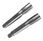 Метчик трубный машинно-ручной G 1/8" комплект из 2-х штук Китай шлифованный