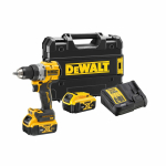 Шурупокрут акумуляторний безщітковий DeWalt 18 В XR Li-Ion 90 Нм 2 АКБ 5 Агод + ЗП кейс