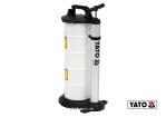 Насос для відсмоктування оливи для вантажної і с/г автотехніки YATO: 9л, 3 зонди, з поліпропілену