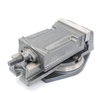 Лещата верстатні з закритим гвинтом поворотні L губок 125 мм