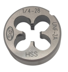 Плашка UNF 1/4" 28 нитей Р6М5 (HSS) N5120 104293 DC Swiss