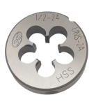 Плашка UNS 1/2" 24 нитей Р6М5 (HSS) N5120 104307 DC Swiss