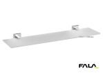 Полка скляна настінна FALA, l= 52 см; кріплення дюб/шуруп [4/8]