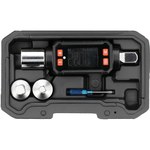 Адаптер динамометрический электронный YATO под квадрат 1/2", 20-220 Nm, 2 переходника на 1/4" и 3/8" YT-07534