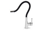 Змішувач води FALA "FLEXIBLE" для раковини з гнучкою чорною лійкою [10/120]