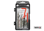 Набір для ремонту різьби YATO : М6 x 1.0 мм, HSS 4241/4341, 30 шт [20/40]