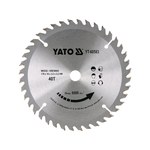 Диск пиляльний по дереву з победітовими напайками YATO: d= 170/16 мм t= 2,2 мм, 40 зубців t= 3,2 мм YT-60583