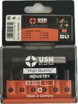Набір насадок викруткових Industry USH: 1/4" з магнітн тримачем, T10, T15, T20, T25, T30, T40, 7 ел. (U0006020)