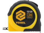Рулетка измерительная VOREL 10109, 7,5 м x 19 мм, стальная лента