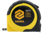 Рулетка измерительная VOREL 10111, 10 м x 25 мм, стальная лента