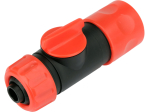 Муфта швидкоз'єднувальна з клапаном YATO для водяних шлангів Ø= 1/2" з ABS, PP матеріалів [12/120]