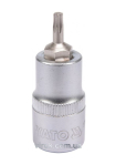 Головка торцева YATO квадрат 1/2 "TORX" Т20, L= 55 мм [40/240]