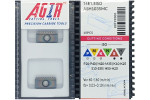 Твердосплавная пластина для резьбофрезы 14E 1.5ISO ASH1035MC для наружной резьбы AGIR