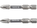 Насадка викруткова YATO PH2 х 50 мм. HEX 1/4", покрита нікелем, 2шт.[10]