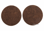 Протектор самоклеючий повстяний VOREL, Ø=50мм, набір 2шт. (коричневі) [60/720]