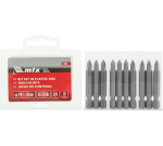 Набор бит РH1*50 мм, сталь 45Х, 10шт, в пластиковом боксе MTX