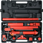 Стійка розпірна гідравлічна в наборі YATO 10 т, хід штока- 135 мм, діапазон приводу- 355-495 мм