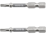 Насадка викруткова YATO TORX T15 х 50 мм. HEX 1/4", покрита нікелем, 2 шт.[10]