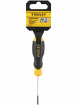Отвертка плоская STANLEY "Cushion Grip" S/D SLOTTED: 2.5 X 60MM (STHT16151-0)