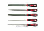 Напильники VOREL : L= 200мм, Набір 5 Шт/Уп. [10/20]