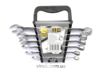 Ключі ріжково - накидні VOREL Cr-V, М 8-17 мм, Набір 6 шт. [4/40]