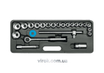 Набір головок торцевих VOREL : квадрат 1/2" з інструментами [24 Од.] [5]
