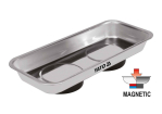 Посудина прямокутна з магнітним дном YATO : з нержавіючої сталі, 152 х 68 х 16 мм [48]