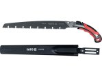 Ножовка к веткам складная YATO; лезвие l=350 мм, 7 зубов/1", t=1.2 мм с кобурой (YT-87740)
