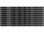 Полотно по металлу 300×12,6×0,65 мм биметалл CrV VOREL 27545, набор 10 шт