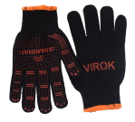 Рукавиці трикотажні SAMURAI з двостороннім ПВХ (10 клас,бавовна 40%,поліестр 60%)розм.10