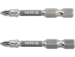 Насадка викруткова YATO PZ1 х 50мм. HEX 1/4", покрита нікелем, 2шт.[10]
