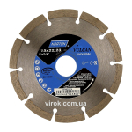 Диск алмазний VULCAN UNI сегментний: Ø= 115/ 22.23 мм (DW)