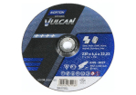 Диск шліфувальний по металу і нержав. сталі "NORTON VULCAN"; Ø= 230/22,2 мм, t= 6.4 мм