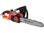 Пила ланцюгова електромережева 230 В YATO: 1600 Вт, шина- 14"/36 см (YT-84868)